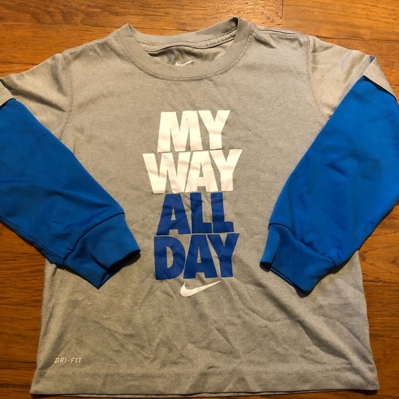 Nike Other - Nike long sleeve Dri Fit shirt size 4